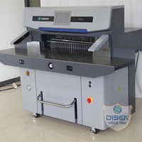 Guillotina Industrial de Gran Formato A0/A2/A3/A4 de 920 mm con Motor Hidráulico Automático Controlado por PLC para Corte de Papel de Alta Resistencia