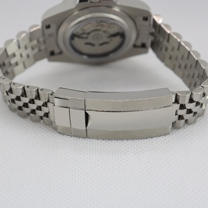 Montre automatique de luxe pour homme, bracelet en acier inoxydable, résistance à l'eau 5ATM, mécanique, OEM ODM - Product Image 6
