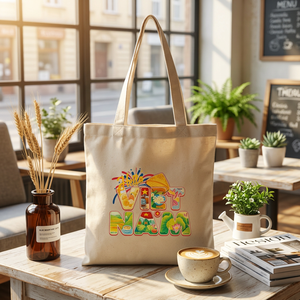 Promotion Custom Logo Large Size Durable Natural Beige Organic Cotton Canvas Long Handle Pull Closure Tote <b>Bag</b> Shopping <b>Gift</b> - Product Image 6
