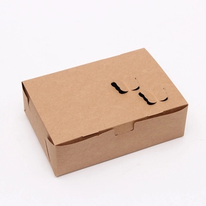 China Factory Wholesale Custom Cupcake Box Foldable Kraft Boxes Packaging Carton Box For Egg Tart