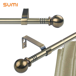 ชุดราวม่านโลหะ<span class=keywords><strong>แบบ</strong></span>ปรับแต่งได้ ออกแบบมาอย่างพิถีพิถัน คุณภาพสูง พร้อมปลายราวสไตล์โรมันที่ทันสมัย เหมาะสำหรับหน้าต่างทุกประเภท - Product Image 1