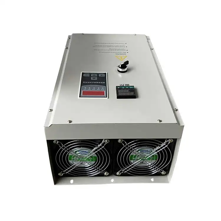 3 Pha 380V 50KW Full Bridge Máy Sưởi Cảm Ứng Tần Số Cao Máy Phát Điện Để Làm Nóng Kim Loại Nóng Chảy