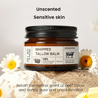 Baume hydratant premium halal pour homme au miel de Manuka et au suif de bœuf, crème fouettée adoucissante au suif, soin de la peau, marque privée OEM