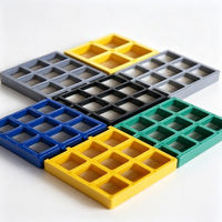 Grilles en plastique FRP personnalisées par le fabricant, grilles de sol en plastique à surface lisse, grilles de sol en plastique pour pigeonniers