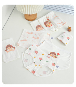 Braguitas Infantiles con Dibujos Animados, Ropa Interior para Niñas Pequeñas, Bragas Transpirables de Algodón, Ropa Interior para Niños - Product Image 6