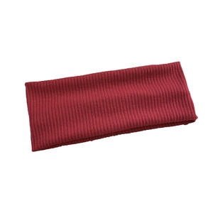 Ikat kepala olahraga rajutan wol wanita, ikat rambut elastis tepi lebar Korea untuk perempuan - Product Image 6