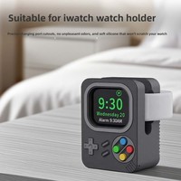 Support de Chargeur Sans Fil pour Montre Connectée en Silicone Type-C, Style Populaire, Port USB 5W, Base de Table PC pour Montre Intelligente