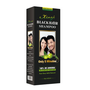 काले बाल डाई शैम्पू ओएम xinज़ी ब्रांड रंग निर्माता का अपना ब्रांड स्थायी अदरक काले बाल डाई शैम्पू - Product Image 2
