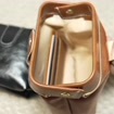 Porte-pinceaux de maquillage en cuir PU personnalisé, trousse à cosmétiques à large ouverture, pochette de toilette portable