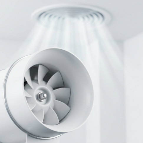 Hot Selling Quality Industrial Grade 230V Duct Fan 1640m³/h Airflow 555Pa Static Pressure for Factory Ventilation Use