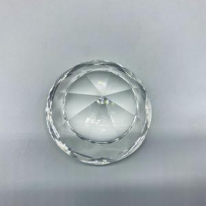 Clear Printed Handicraft Glass Toughened Glass Customized Size Art Paperweight Decor Ornament Tableware Crafts Product