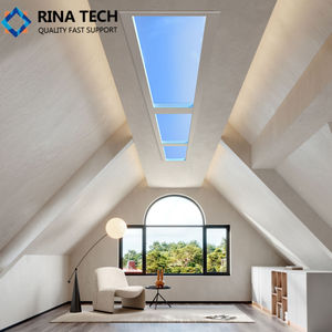 Lámpara de cielo transparente inteligente de 60X30x3cm, tragaluz artificial, simulador de cielo azul para interiores, ahorro de energía para dormitorio, comedor, Rina Tech - Product Image 6