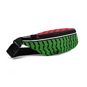Pastèque Keffieh Fanny Pack, Restez élégant, Soutenez la Palestine - Product Image 1
