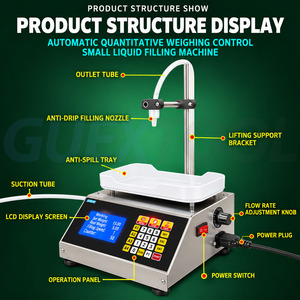 Small Fully Automatic Liquid Filling Machine CNC Weighing and Quantitative Packaging Machine <b>Bottle</b> Filler for Food Beverage - Product Image 5