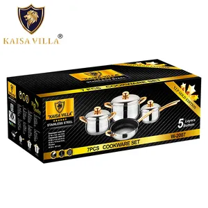 kaisa 빌라 주방기구 세트 Suppliers-KAISA 빌라 (W2007) 식당 조미료 냄비 세트 요리 도구 냄비 스테인레스 스틸 냄비 세트