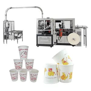 High Speed Full Servo Disposable Paper Cup Making Machine Paper Cup Maker For Factory