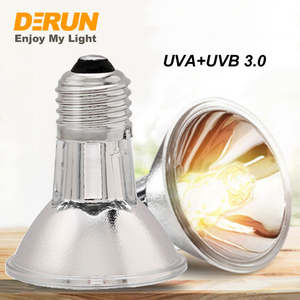 Ampoule chauffante halogène UVA UVB 3.0 pour reptiles <span class=keywords><strong>PAR20</strong></span>, lampe chauffante pour tortues, serpents et animaux, 25W <span class=keywords><strong>50W</strong></span> 75W E27 110V 220V, HAL-REPTILE-<span class=keywords><strong>PAR20</strong></span> - Product Image 6