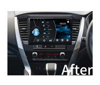 Reproductor Multimedia con Android y navegación Gps para Mitsubishi, reproductor de Audio y Dvd de 2DIN con Panel de salpicadero para coche deportivo Pajero Mitsubishi 2020