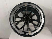 Jiangzao Roues polies forgées 2 pièces personnalisées 5x112 5x120 18 19 20 21 22 pouces anneau aero pour AMG GT série RS