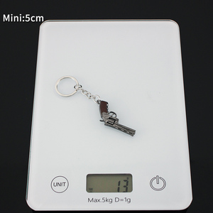 מחזיק מפתחות דגם אקדח צעצוע מיניאטורי LT, דגם רובה קולט פייתון 357, מתכת סגסוגת אבץ תלת מימד, מחזיק מפתחות בהתאמה אישית 5 ס\\\"מ - Product Image 5