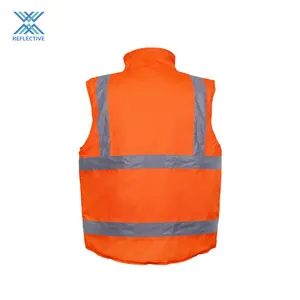 LX Factory Reflective Safety Vest Hi Vis Waterproof Winter Safety Vest For Construction Worker