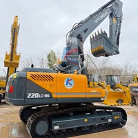 Excavadora Usada Hyundai 220-9 Premium Inteligente de Alto Rendimiento Multifuncional con Entrega Rápida y Equipamiento Estándar Industrial