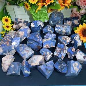 Venta al por Mayor de Cristal de Cuarzo Natural Tallado en Forma Libre de Ágata Azul de Alta Calidad, Decoración para el Hogar Estilo Feng Shui - Product Image 5