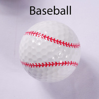 Lot de 6 balles de golf d'entraînement en Surlyn multicolores, deux pièces, durables et portables pour une utilisation en intérieur et en extérieur, haute durabilité, cadeau pour tous