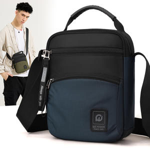 WePower Sac bandoulière pour homme en nylon noir multifonctionnel pour usage quotidien été 2024 - Product Image 5