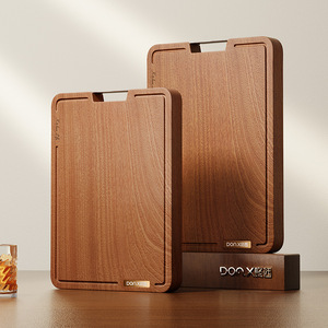 Donx Chopping Board Solid Wood Food Grade Kitchen Rectangle Anti Mold Antibacterial Small Medium Extra Large - Product Image 1