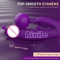 Vibrateur pour femmes, jouets sexuels, vibrateurs pour point G et mamelons, godemiché avec 12 modes de vibration, vibrateur lapin, jouets pour adultes, godemichés à mouvement de poussée