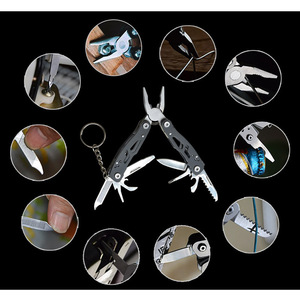 Alicates Multiherramienta Kongbo Mini, Herramienta Multifuncional Plegable para Acampar al Aire Libre, Accesorio para Agarrar, Cuidado Personal, EDC - Product Image 2