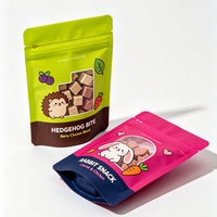 Sacs de stockage de nourriture pour animaux de compagnie très résistants 15 kg 20 kg, pochettes à fond plat personnalisées avec fermeture robuste pour l'emballage de nourriture pour grands chiens