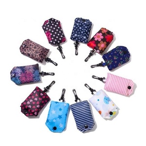 Bolsa de compras de viaje ecológica para almacenamiento reutilizable, bolsa de compras plegable de poliéster - Product Image 2