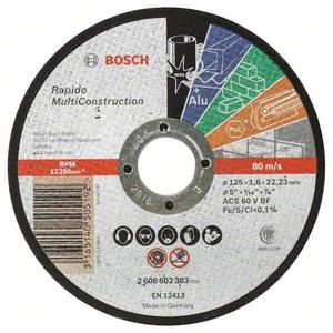 BOSCH-Disque à tronçonner droit 2608602767 ''Rapido Multi Construction'' ACS 46 V BF - EAN 3165140629720 ABRASIFS CUTTING DISCS - Product Image 1
