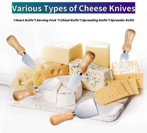 Ensemble <span class=keywords><strong>de</strong></span> couteaux à fromage en bois <span class=keywords><strong>de</strong></span> caoutchouc Durable <span class=keywords><strong>de</strong></span> haute qualité Outils <span class=keywords><strong>de</strong></span> <span class=keywords><strong>charcuterie</strong></span> utilisés pour les cuisines à domicile - Product Image 5