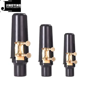 2023 musica Jingying legno accessori per strumenti a fiato, bocchino in plastica per sassofono Soprano/tenore/Sax Alto bocchino