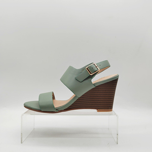 Sandali con zeppa da donna per l'estate, fasce larghe con plateau aperto per caviglia con zeppa per sandali estivi Casual da donna - Product Image 5