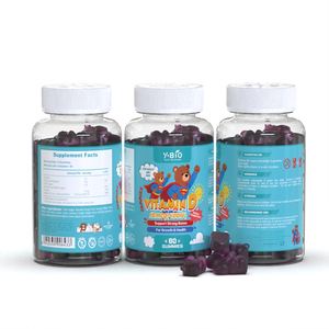 Gomme di vitamina D3 per famiglie, integratore masticabile al gusto fragola, supporto quotidiano per le ossa, assorbimento del calcio, mantenimento del sistema immunitario - Product Image 1