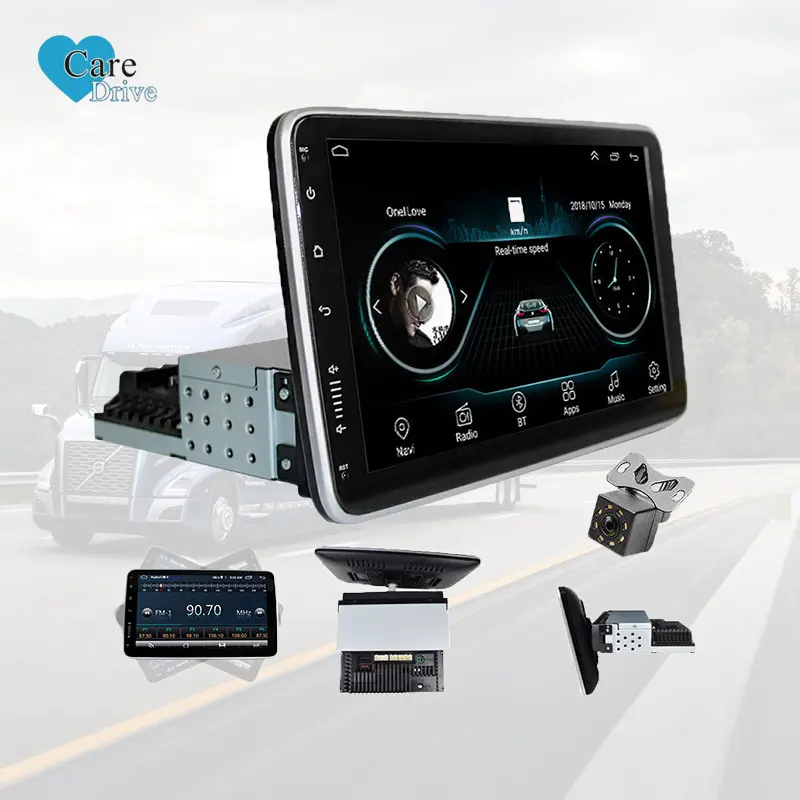 CareDrive Good Quality 10 Inch Bluetooth-Enabled Practical Professional Car Display Touch Screen