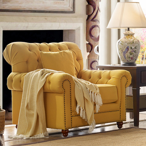 Mỹ phong cách mộc mạc Màu Đỏ sồi Bàn cà phê cho phòng khách vật liệu gỗ với miếng bọt biển điền cho biệt thự kho ứng dụng - Product Image 4