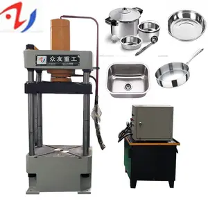 Kitchen Utensils Cookware Making Press Machine 200 Tons Metal Sheet Hydraulic Stainless Steel Stamping Steel Competitive Price