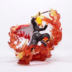 18cm Demoned Slayers Zero Rengoku Kyoujurou figurita modelo puede cambiar la cara PVC acción <span class=keywords><strong>Anime</strong></span> <span class=keywords><strong>figuras</strong></span> - Product Image 6