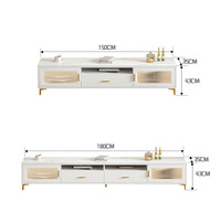 Table basse multifonctionnelle 2-en-1, table à manger pliable et mobile avec plateau en verre, design moderne pour salon, personnalisable OEM ODM