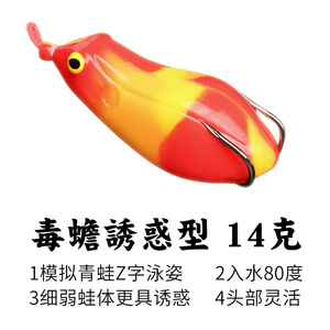 Señuelo de silicona biónico para pesca de cabeza de serpiente en agua dulce, con doble anzuelo, 15.9, precio de etiqueta colgante Cr11203 - Product Image 4