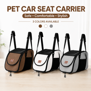 Siège de voiture portable pour chien, transporteur pour petits chiens et chats, ceinture de sécurité réglable, sac de voyage, lit confortable pour animaux de compagnie - Product Image 1