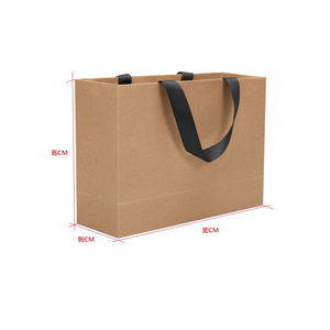 Bolsas de Papel Kraft Personalizadas, Ecológicas, para Tiendas de Ropa, Embalaje de Regalos, Publicidad Comercial, Venta al Por Mayor - Product Image 4