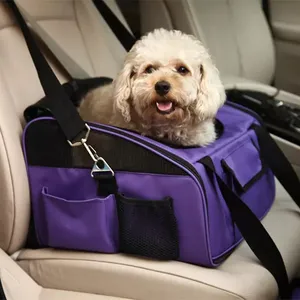 2024 tùy chỉnh mới đến thời trang tùy chỉnh Sản phẩm vật nuôi Ba lô Dog Cat Pet Carrier xe túi trong xe
