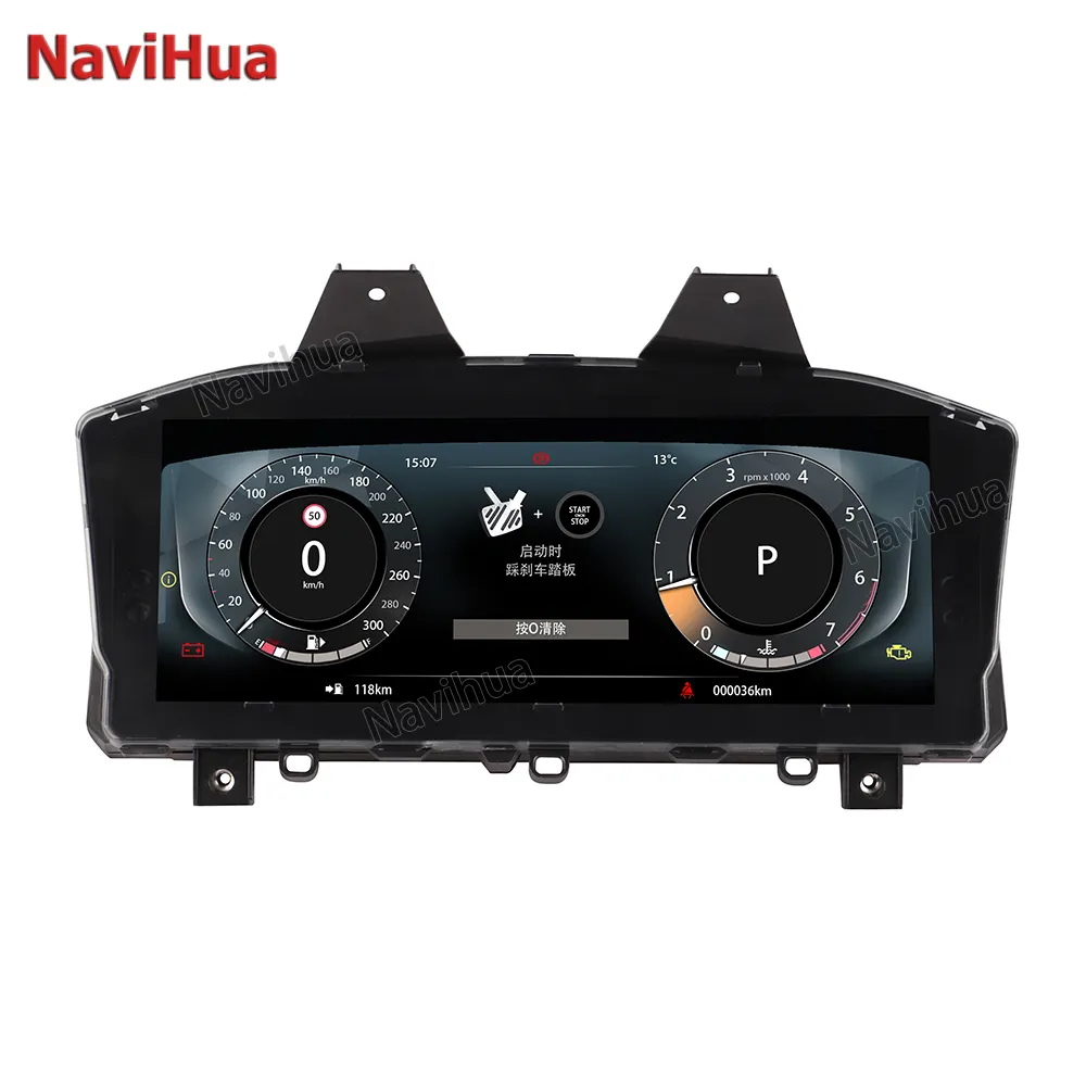 NaviHua 레인지 로버 스포츠 L494 보그 L405 2013 2017 업그레이드 2022 스테레오 LCD 대시 보드 속도계 클러스터 자동