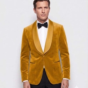 Best Selling Mustard Yellow Velvet Dress Fabric Soft Comfortable Polyester Textile for Garments Available At Best Price - Product Image 2